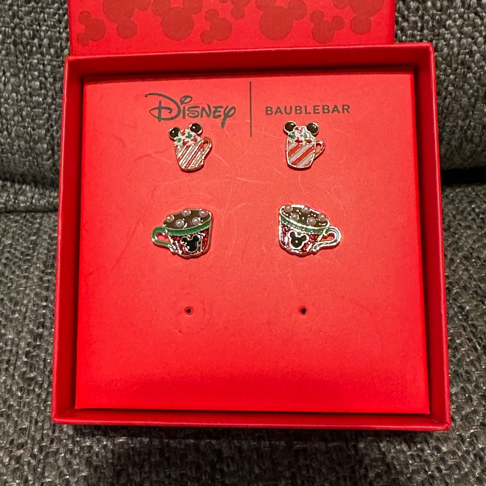 Disney BaubleBar Holiday Earrings Set